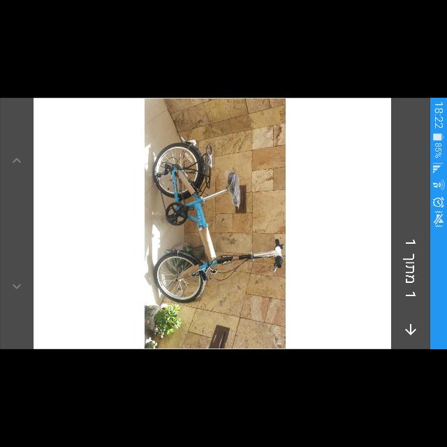 אופניים מתקפלות מצב חדש נקנו לפני חודשיים