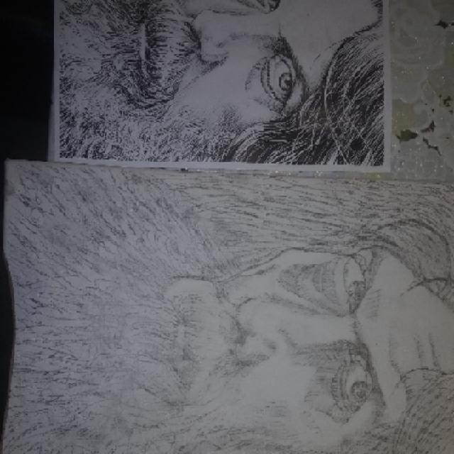 ציור שאני עשיתי עים פחם