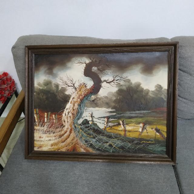 צבוע ביד על בד