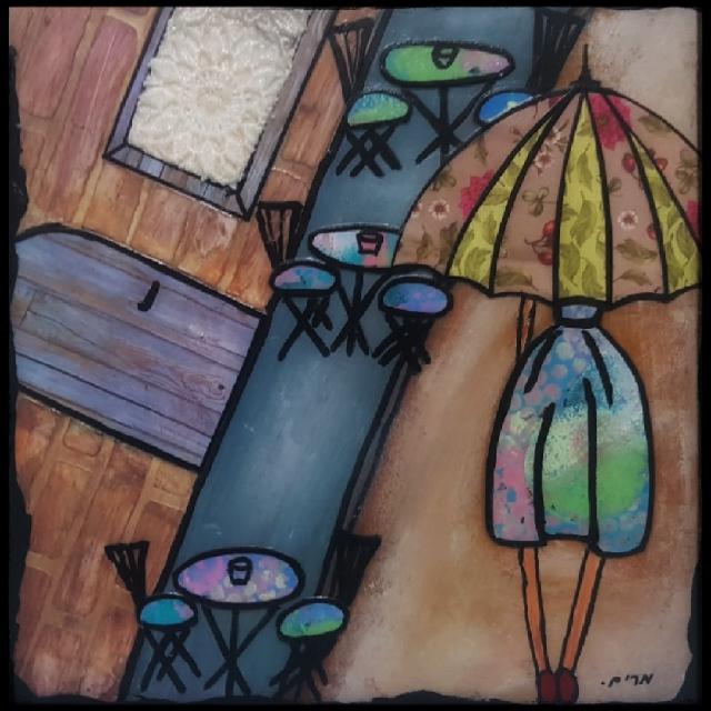 ציור בעבודת יד 20×20