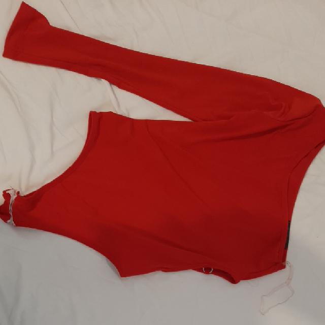 בגד גוף חדש וואן שולדר אדום