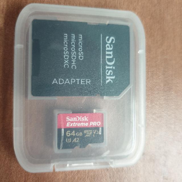 Sandisk extreme pro A2 v30 64gb