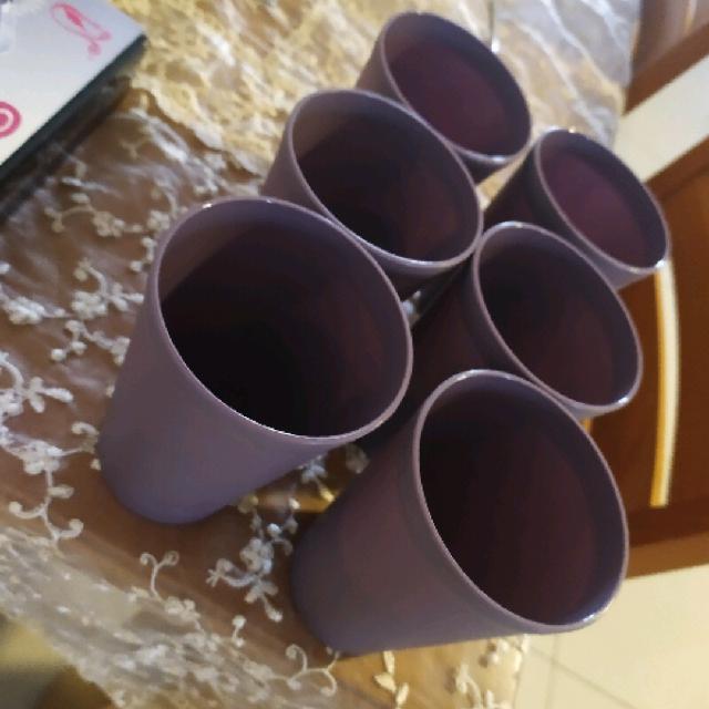 סט 6 כוסות פלסטיק