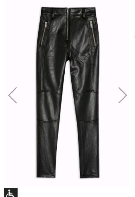 טייץ עור topshop