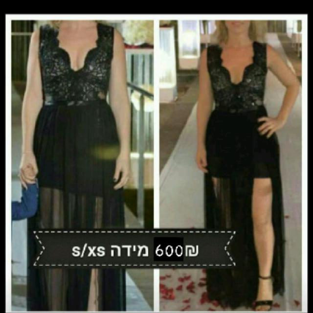 שמלת ערב שחורה
