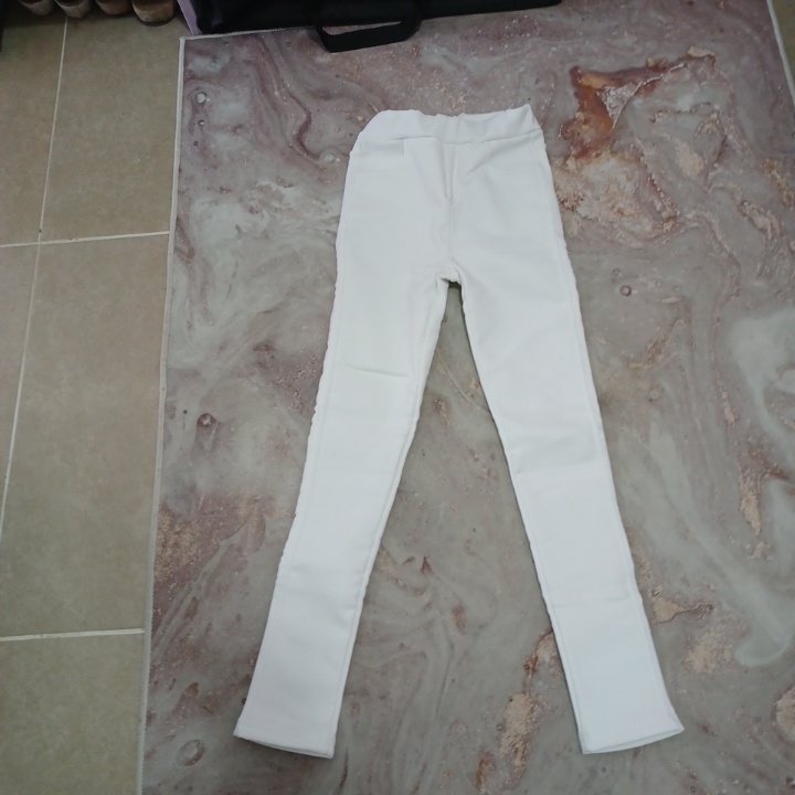 טייץ לבן עבה לחורף xs