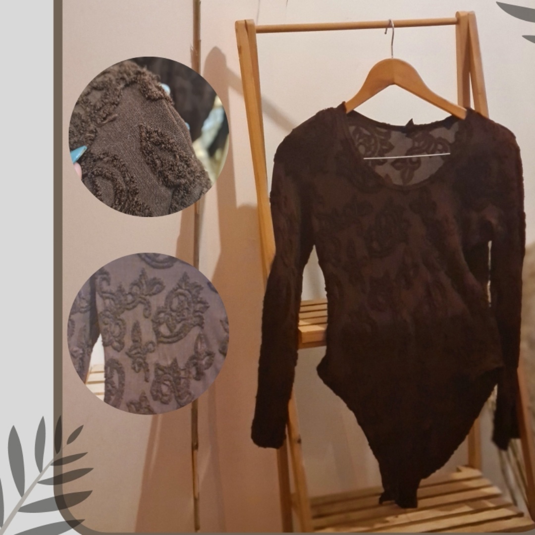 בגד גוף מהמם חום מידה מדיום 